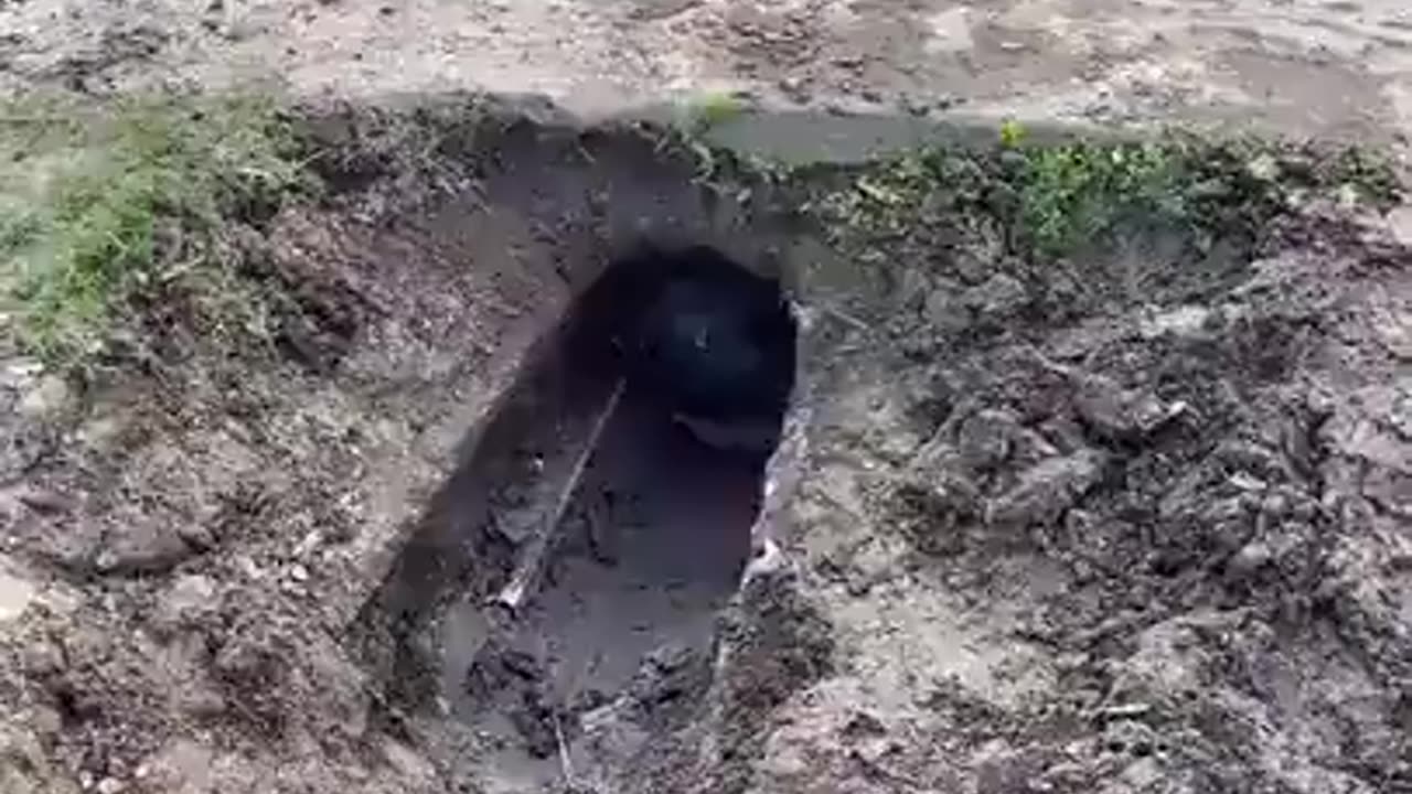 Amazing invention cleaning the drain after flood