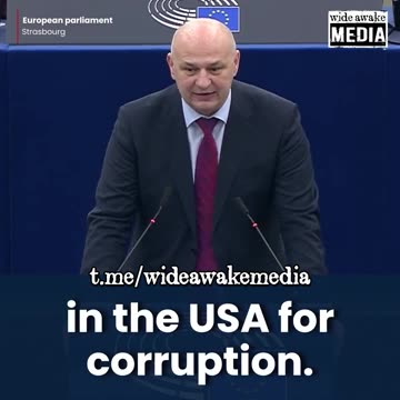 Croatian MEP, Mislav Kolakušić speaks at the EU.