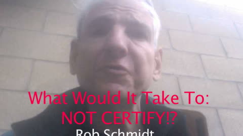 Do Not Certify?
