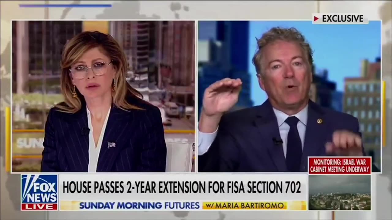 Rand Paul Basically Calls Speaker Mike Johnson Nancy Pelosi In A Tie