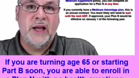 Part 14 - when can you get a Medicare supplement Plan N?