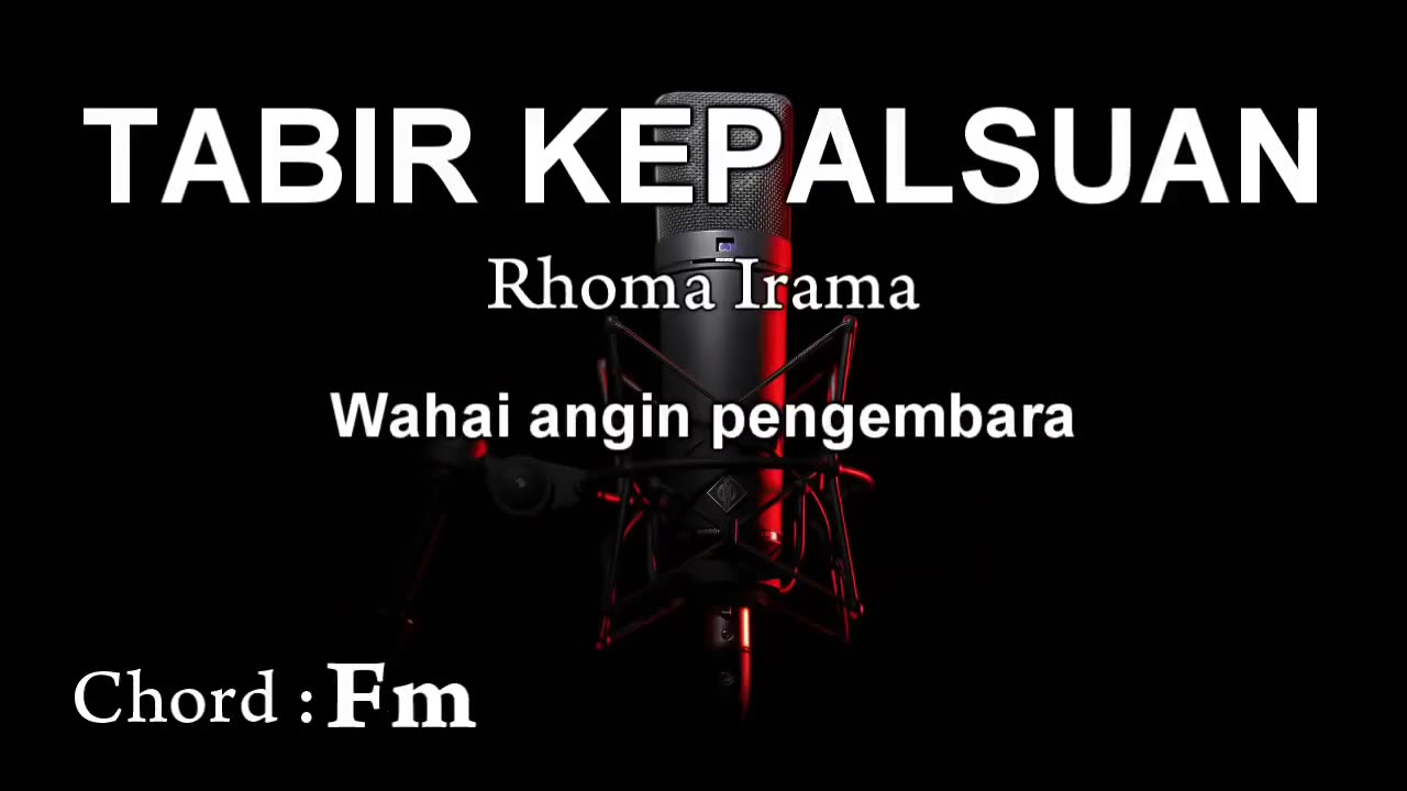 TABIR KEPALSUAN | Karaoke Tanpa Vokal ¦ CHORD