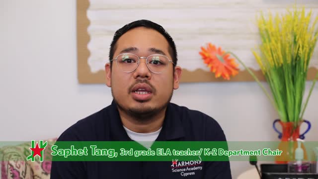 Harmony Vaccine Testimonies Saphet Tang- 3rd grade ELA teacher K-2 Department Chair