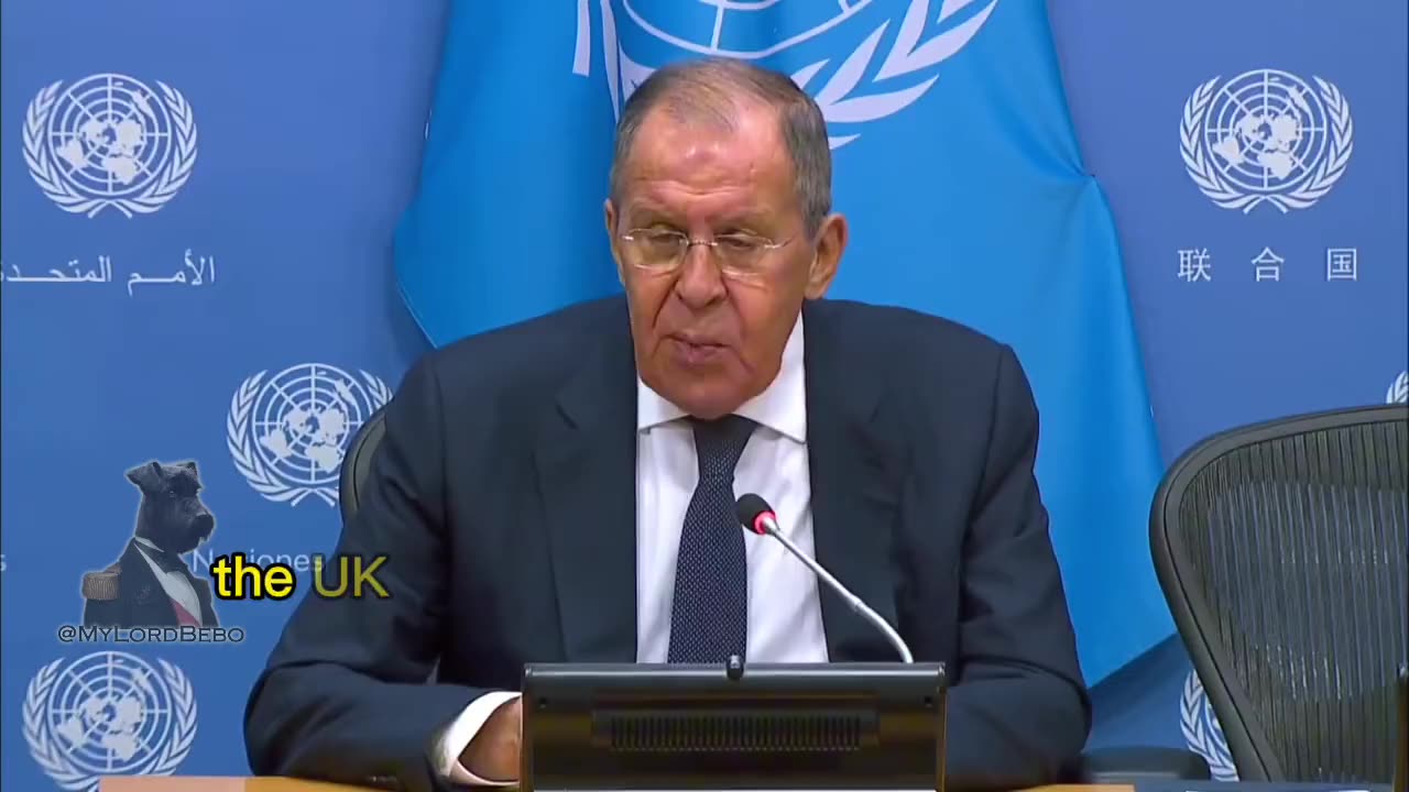 The set up is this: Lavrov is asked whether Russia recognizes Ukraine's sovereignty.