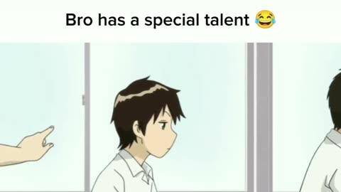 Bro has a special talent