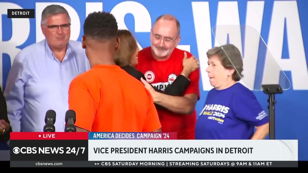 Kamala Harris Rallies Detroit Union Members, Joins Biden in Pittsburgh for 2024 Campaign