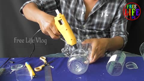 How to make Fish Tank using Plastic Bottle