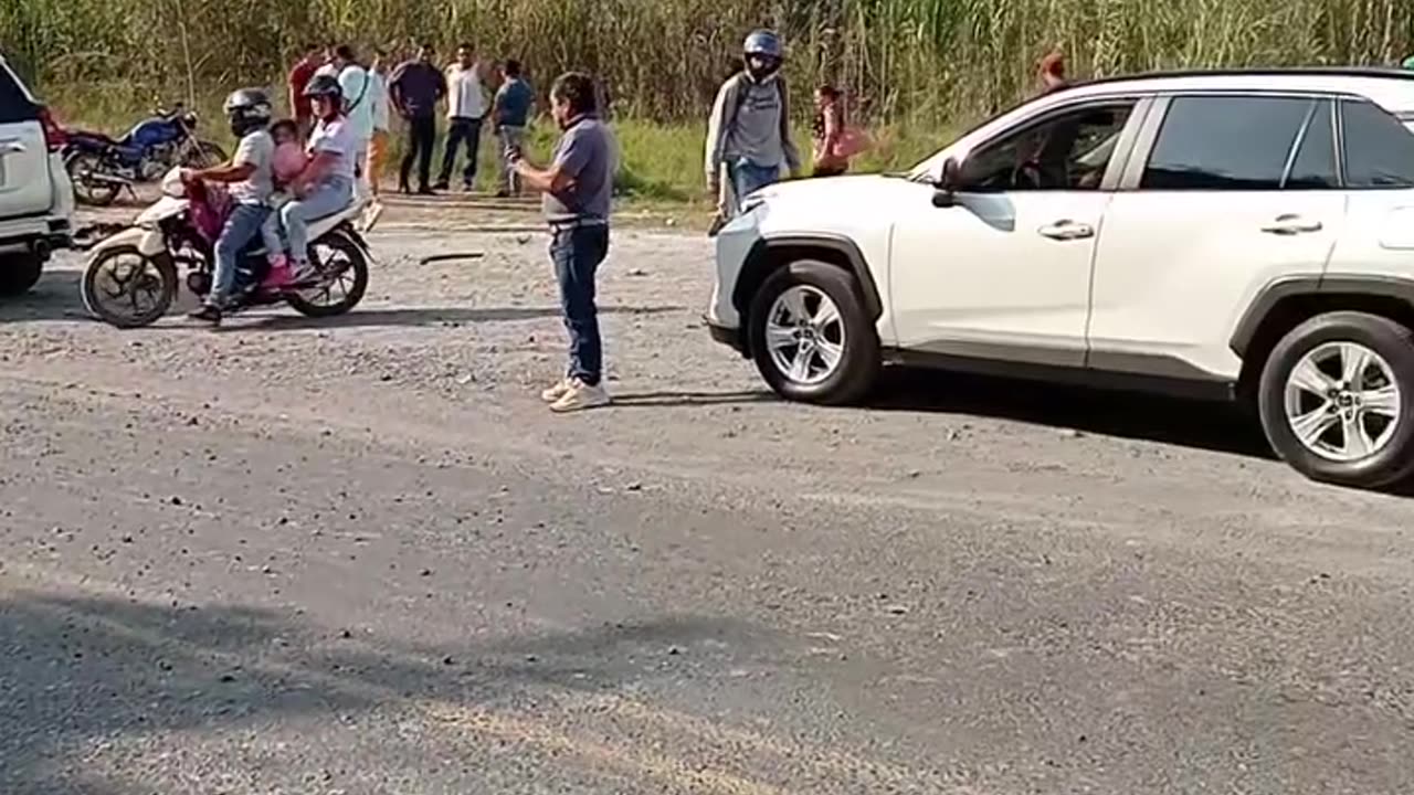 Accidente en la vía entre Moniquirá y Barbosa