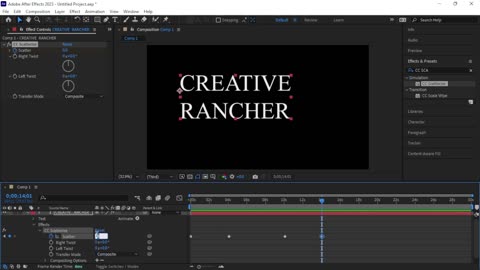 Adobe After Effects – Create Disintegration Effect