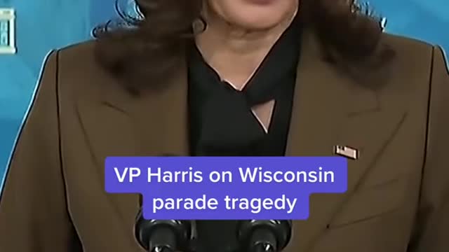 VP Harris on Wisconsin parade tragedy