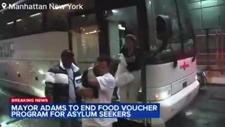 New York City has recently declared that it will discontinue its meal vouchers for migrants.