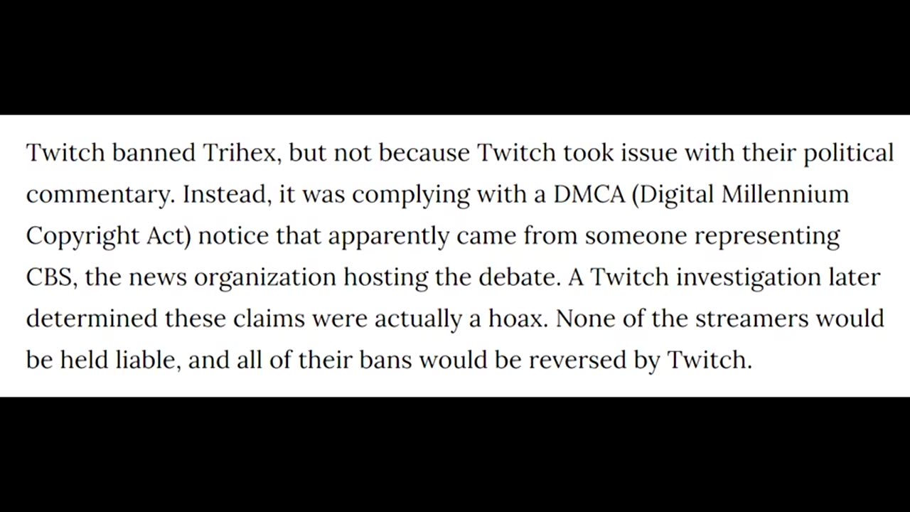 Trolls Put Out Phony DMCA claims On Twitch Streams Of the Democratic Debate [fA6HEZK6spM-1]