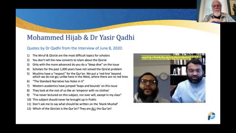 Webinar: Dr Jay Smith - Understanding Islam - the Qur'anic manuscripts