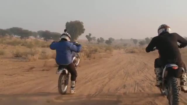 Guy Falls Along With Bike While Performing Wheelie For First Time