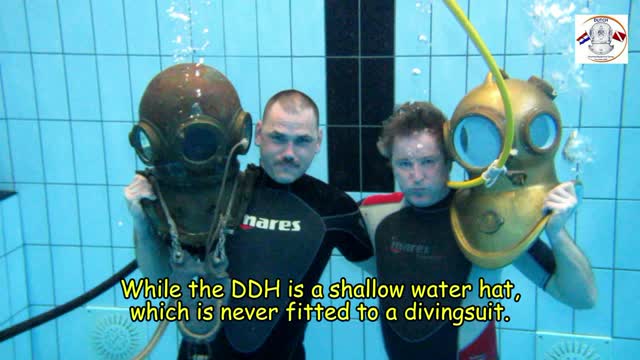 DWEG diving with a Bikkers diving helmet part 1