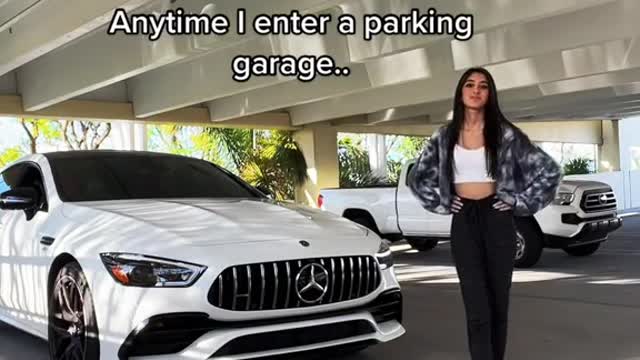 Anytime I enter a parking garage..