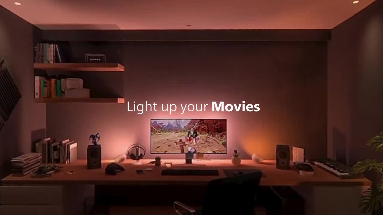 Philips Hue - Tingkatkan pencahayaan di area hiburan Anda!