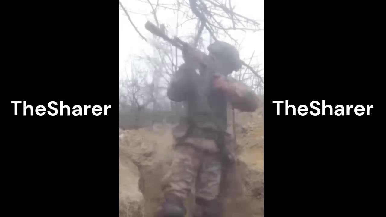 Ukraine Soldier With Grenade Launcher Vs Russian Soldiers