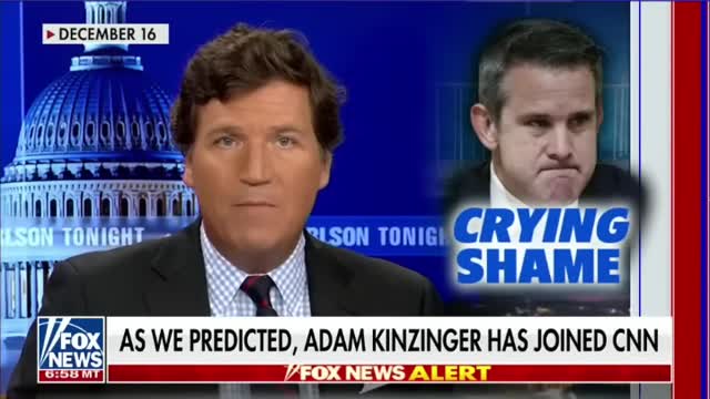Tucker_ Someone literally hired Adam Kinzinger #shorts #shortsvideo #shortsfeed