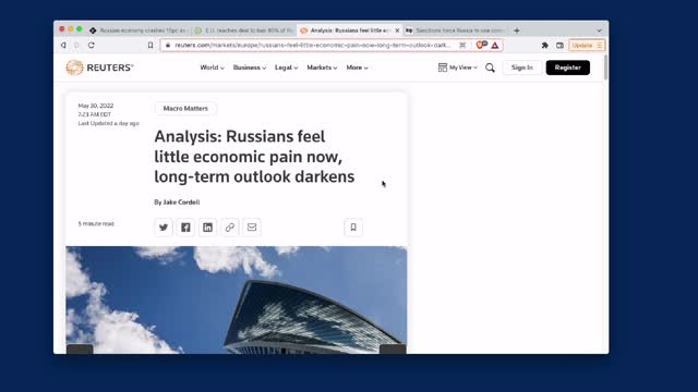 Propaganda Watch - A Look at Headlines Calling the end of Russia!