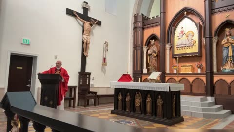 Adoration before Mass; Franciscan Martyrs ; homily on Catholic formation