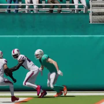 Bills vs Dolphins Madden 24 Ai SIM Highlights #short (PS5, HD)