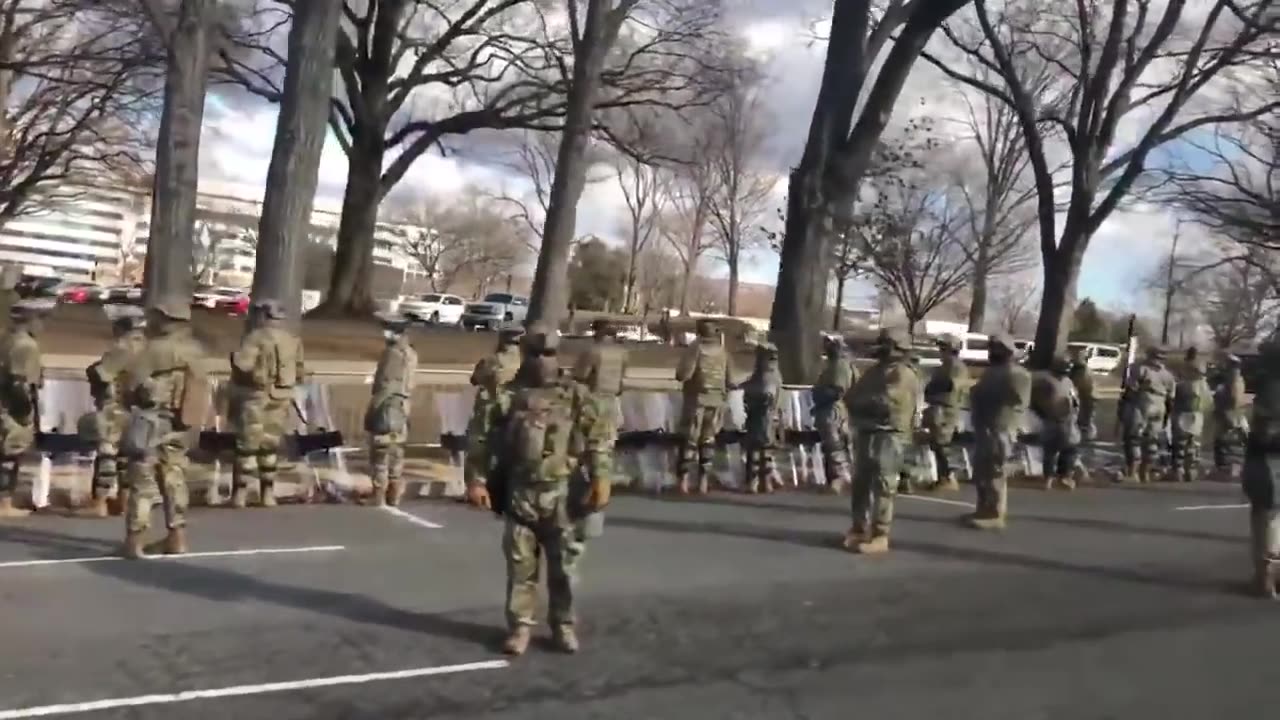 National Guard possibly turn backs on Joe Biden