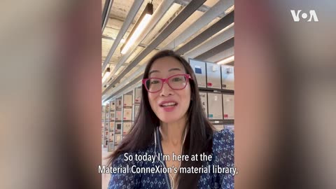 Inside a Library of Sustainable Materials in New York City | VOA News