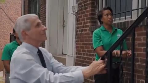Fauci tries to pressure a man to take the COVID shot.