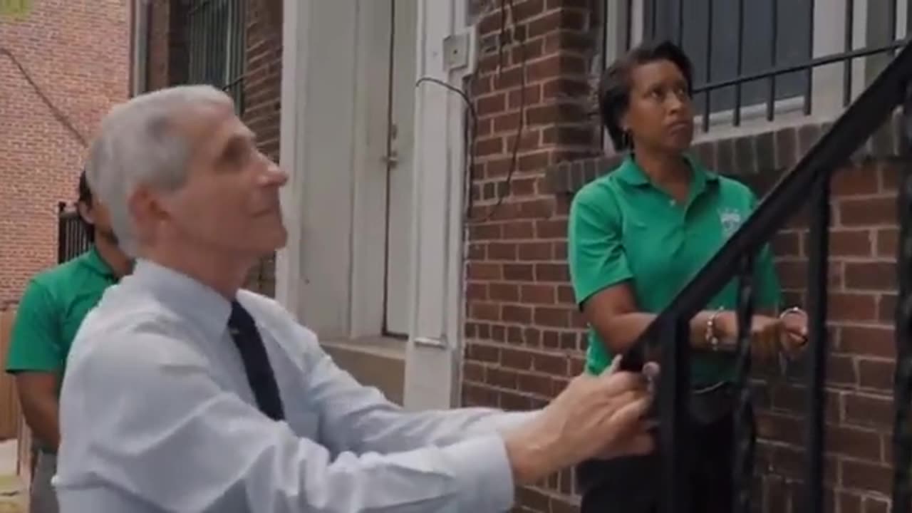 Fauci tries to pressure a man to take the COVID shot.