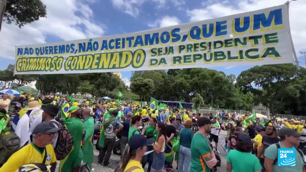 Las protestas bolsonaristas en Brasil continúan, aunque ahora con menor intensidad • FRANCE 24