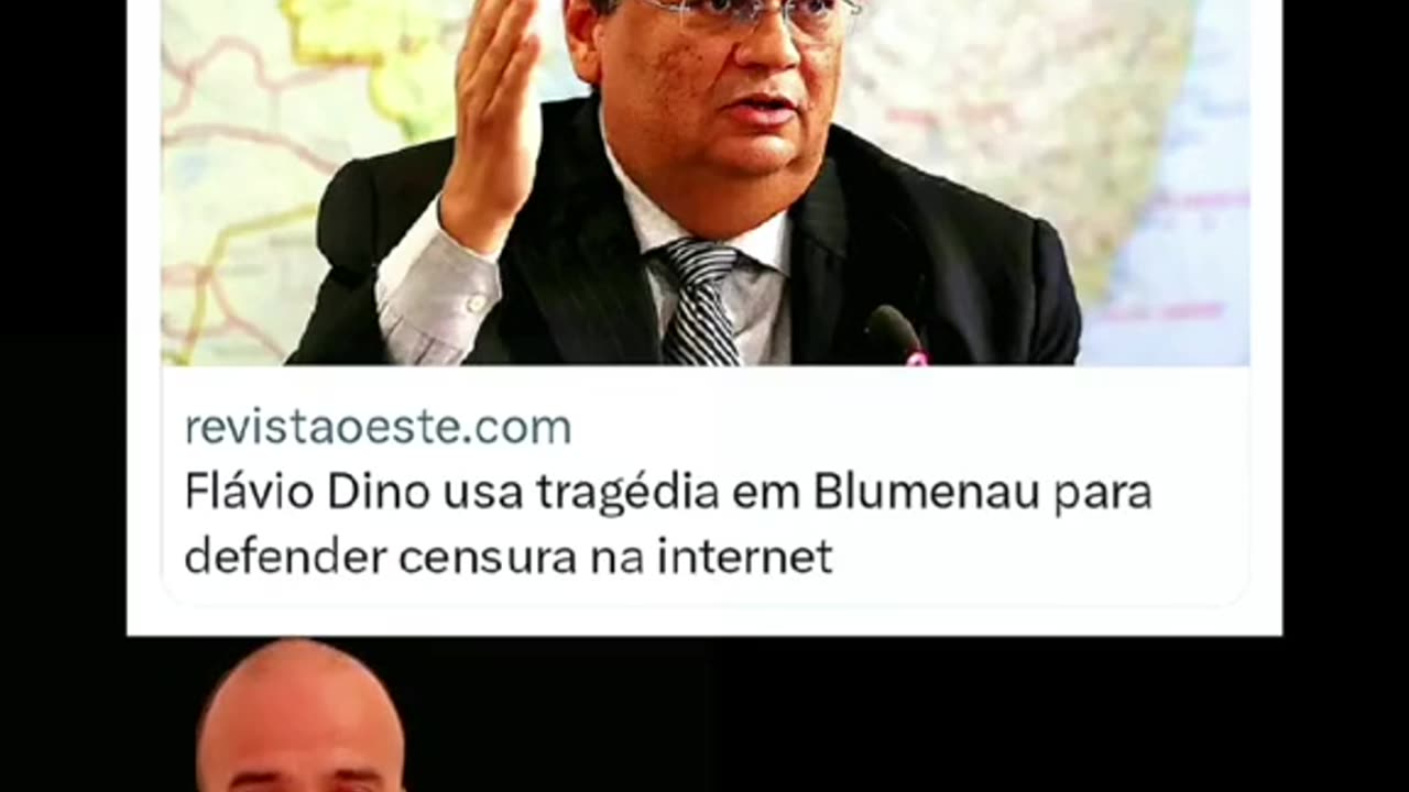 Flávio Dino usa da tragédia em blumenau para defender censura