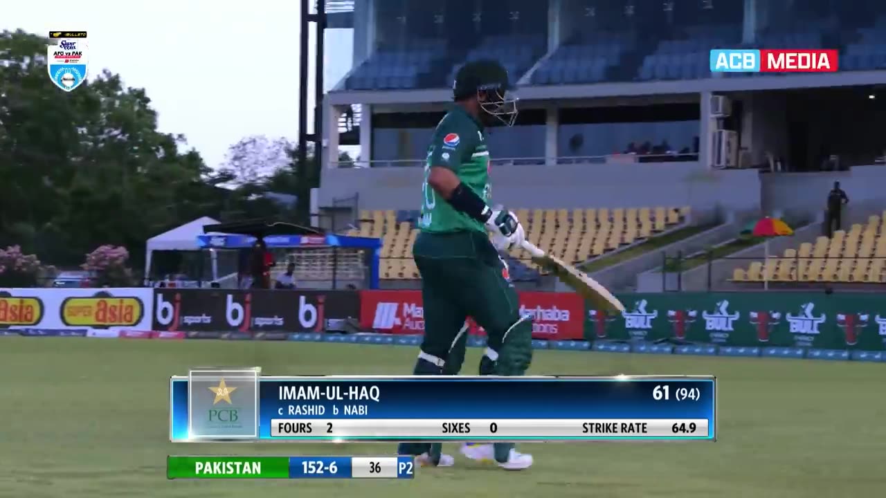 afghanistan vs pakistan cricket full match highlights 1ST [ ODI] - SUPER COLA CUP -ACB .MP4