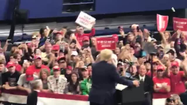 President Trump visits Wildcat territory