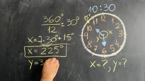 🕥 Ângulos dos Ponteiros do Relógio às 1030, você sabe calcular