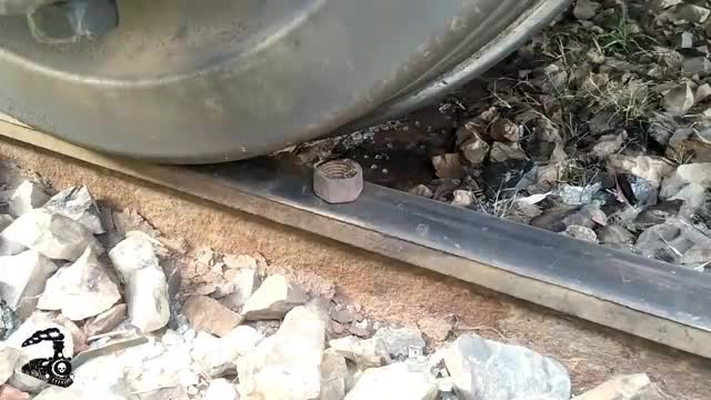 Train Vs Nut Experiment OMG || Train Experiments