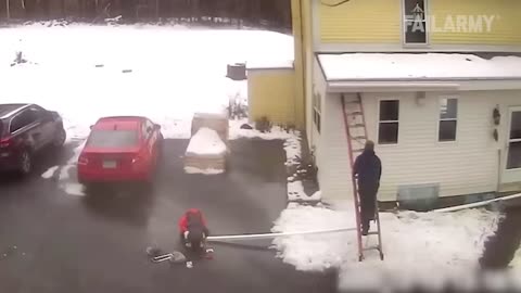 Skier Takes Massive Tumble! Fails Of The Week