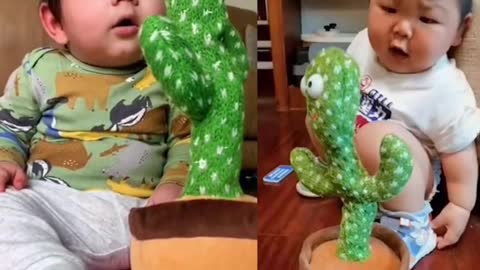 Learn to speak, can sing cactus plush toys#toys
