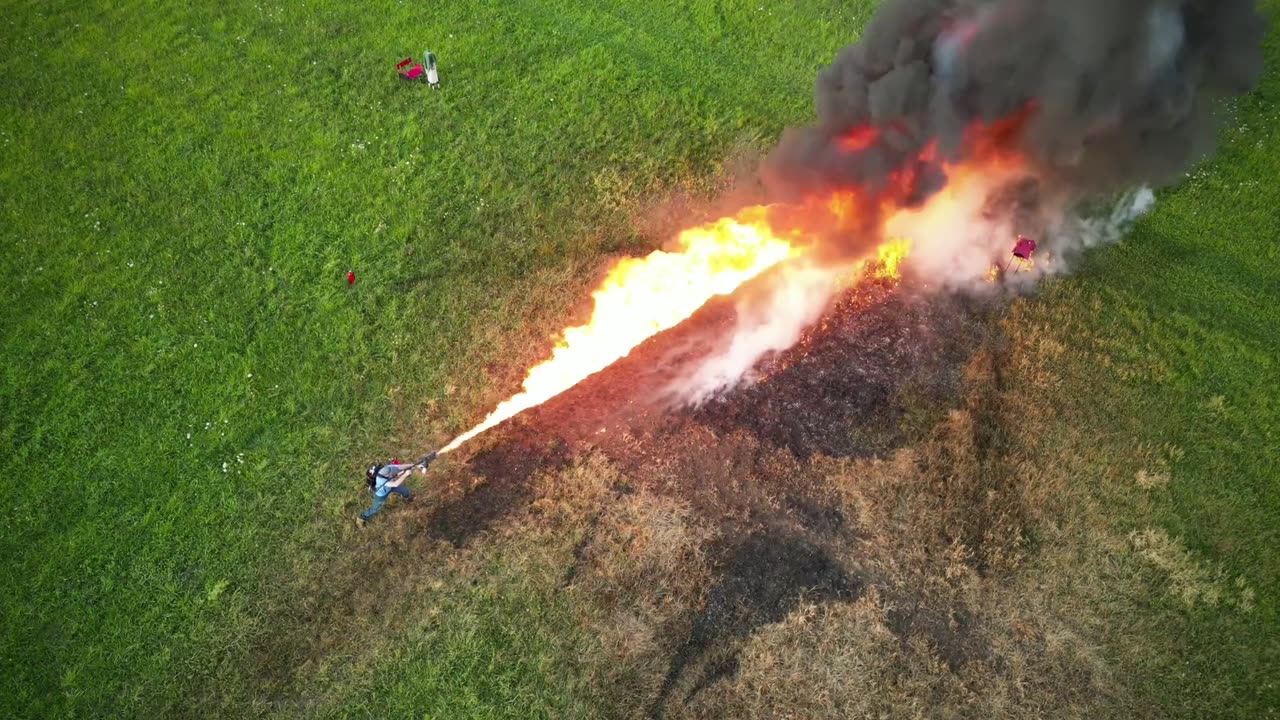 Flamethrower compilation video #1