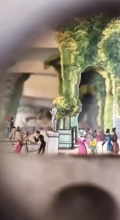 Virtual Reality 3D book from 1830