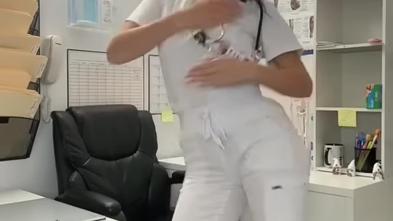 Dancing in the office