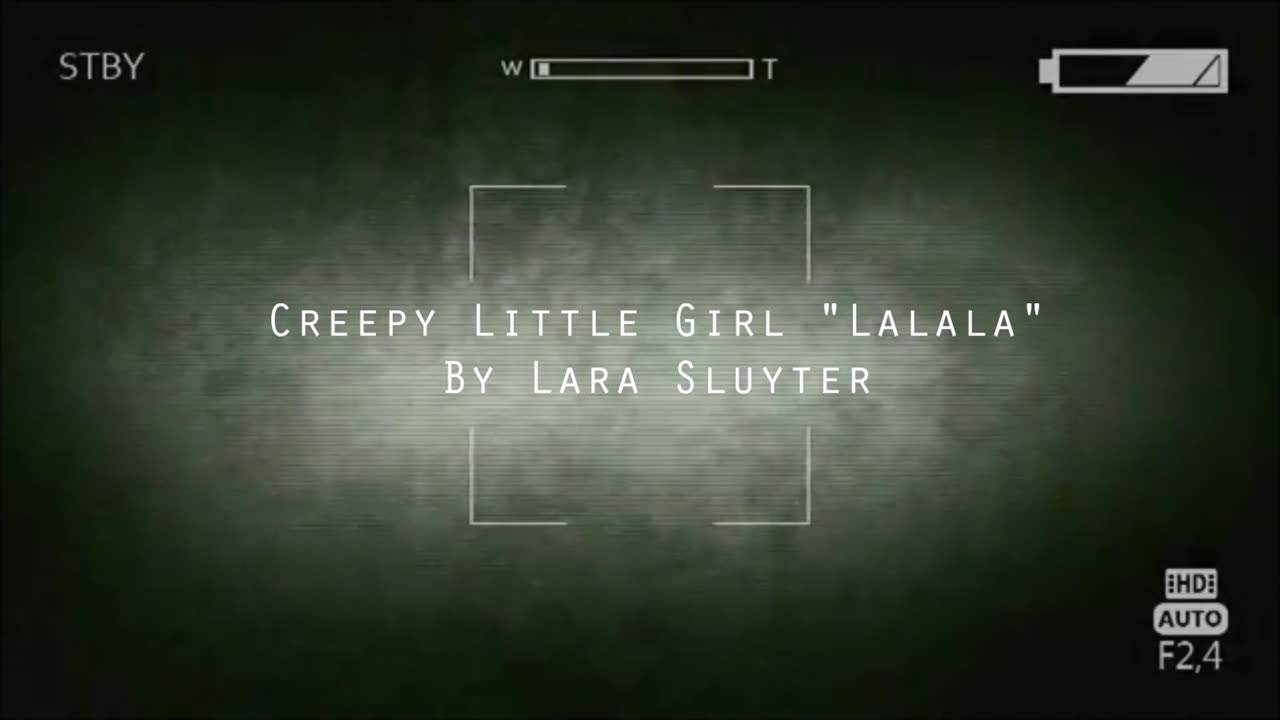 Creepy little girl singing "Lalala" (scary horror voice) HD