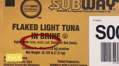 Women “Tested ”Subway If They're Selling Tuna Sandwich Without Tuna