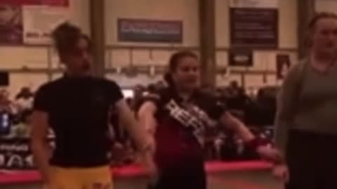 GIRL BEATS TRANSGENDER WRESTLING