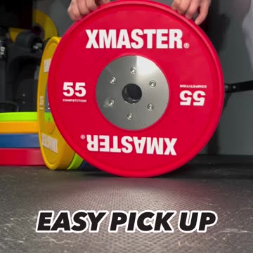 XMaster Knurled Competition Bumper Plates Preview