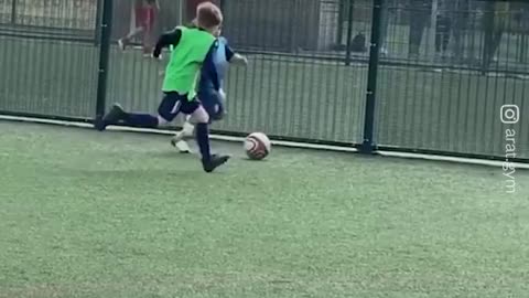 6_year_old Arat is a future footballer superstar ⚽