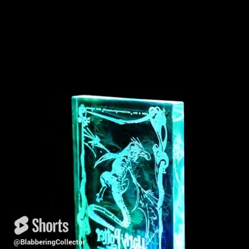 Unboxing My Glass Dragon Topper Card #Artbox #harrypotter #dragon #wizardingworld #cardcollector