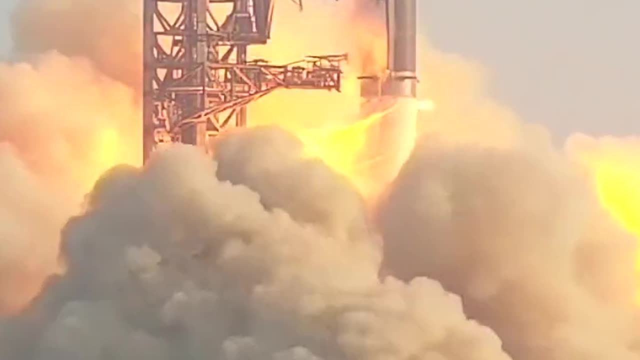 Ignitoion of the Most powerful Rocket in The Wrld spaceX's Starship