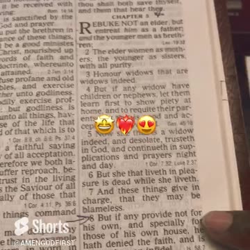 chosen ones daily scripture 1 timothy 5_8 trust God faith in Gods riches stocked up good for you!