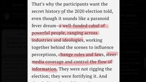 TIME Magazine Admits Elite Cabal Stole the Election in Coup Against America
